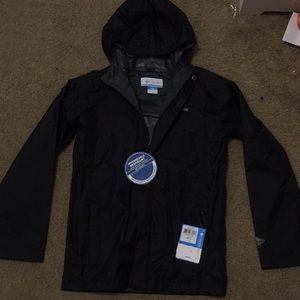 Colombia Black rain jacket